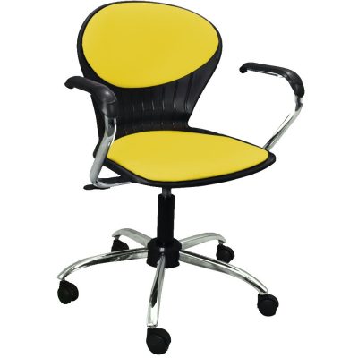 صندلی-گردان-مدل-صدفی زرد